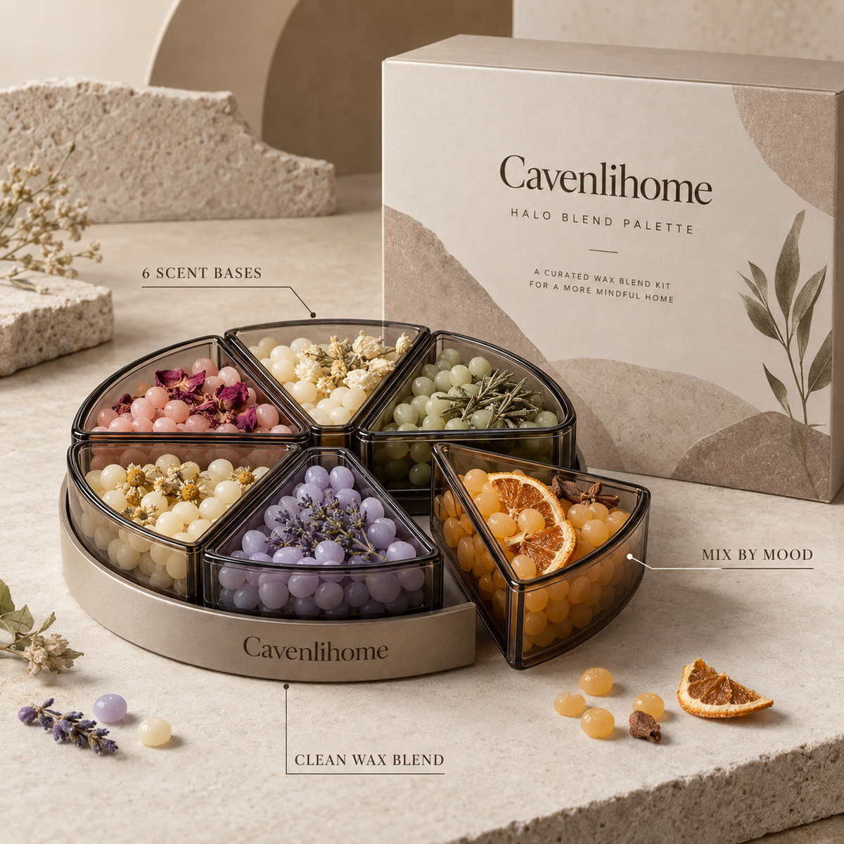 Cavenlihome™ Halo Blend Wax Bead Palette