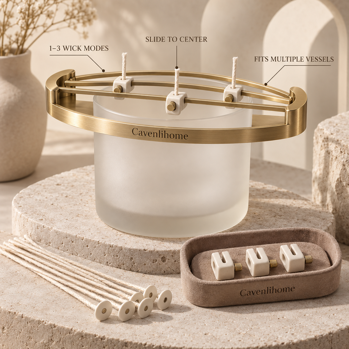Cavenlihome™ Arc Balance Wick Centering Set