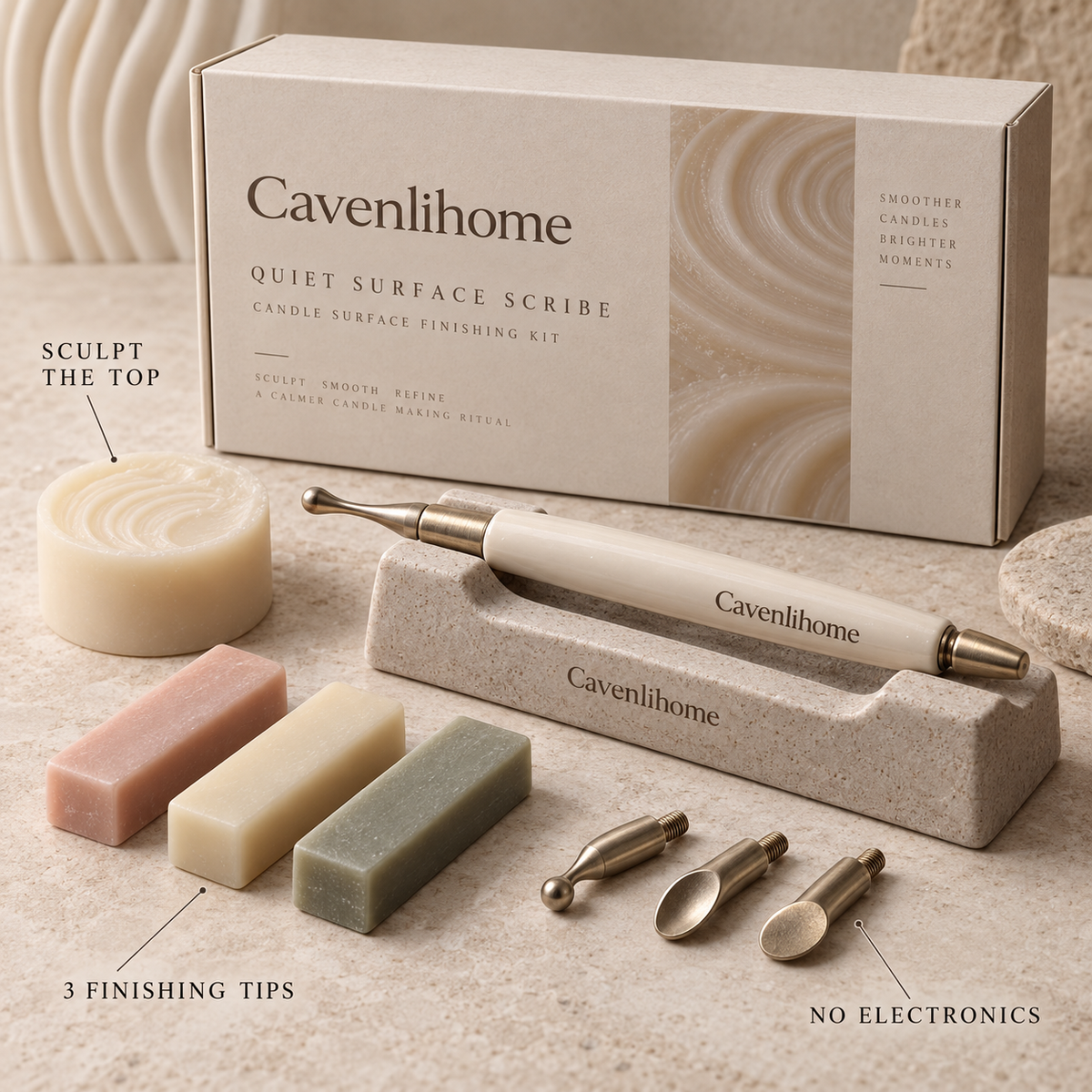 Cavenlihome™ Quiet Surface Wax Finishing Scribe