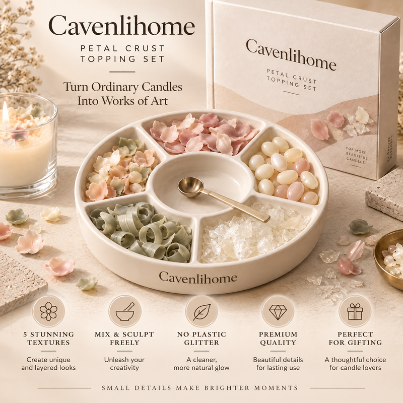 Cavenlihome™ Petal Crust Wax Topping Set