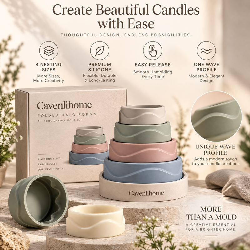 Cavenlihome™ Folded Halo Nesting Mold Set