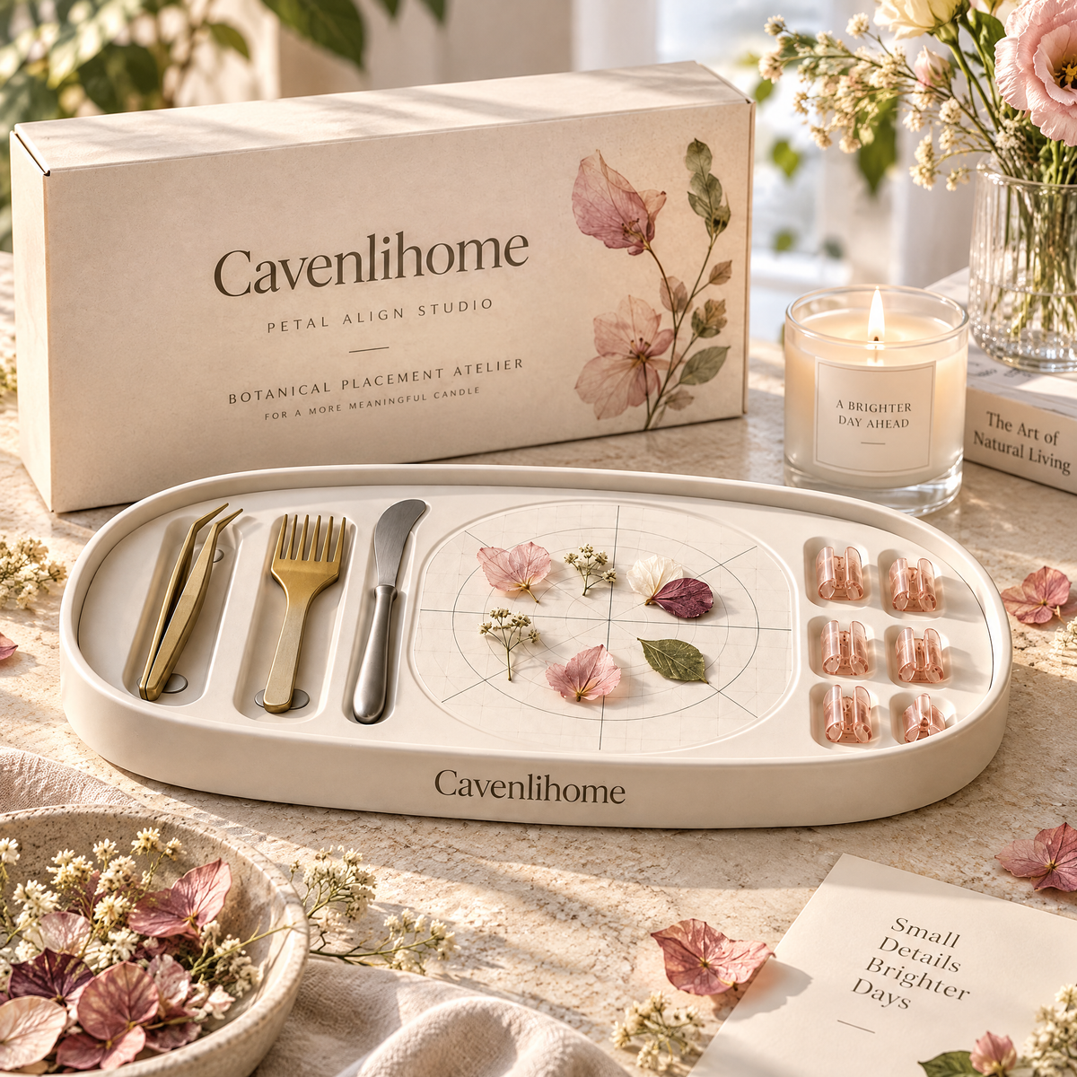 Cavenlihome™ Petal Align Botanical Placement Studio
