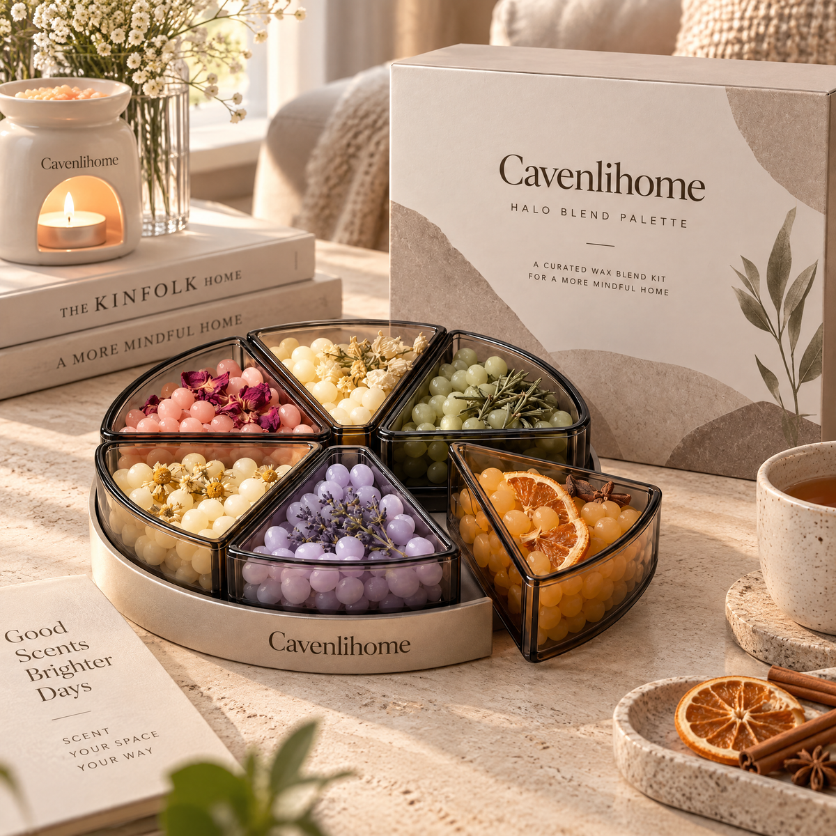Cavenlihome™ Halo Blend Wax Bead Palette