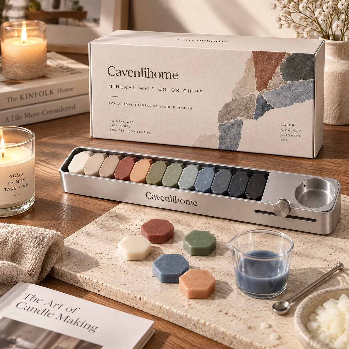 Cavenlihome™ Mineral Melt Color Chip Library